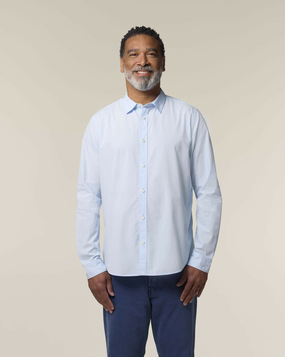 Stanley Styler Shirt_Summer Blue_Studio_Front_Main_1