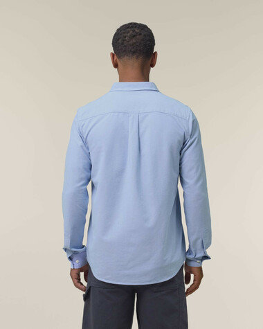 Stanley Oxford Shirt_Blue Oxford_Studio_Back_Main_0