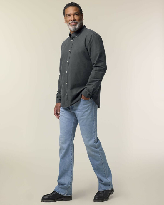 Stanley Oxford Shirt_Anthracite_Studio_Front_Main_0