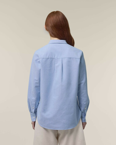 Stella Oxford Shirt_Blue Oxford_Studio_Back_Main_5
